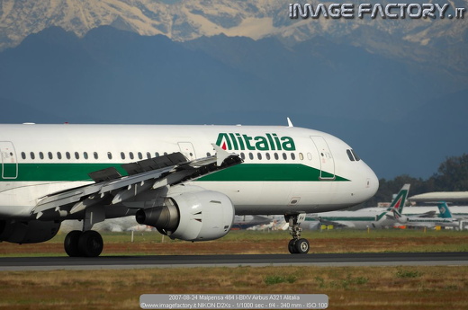 2007-08-24 Malpensa 464 I-BIXV Airbus A321 Alitalia